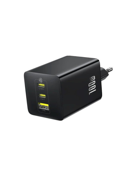 Baseus EnerFill FE11 Fast Nabíjačka USB-A + USB-C + USB-C 100W Cosmic Black