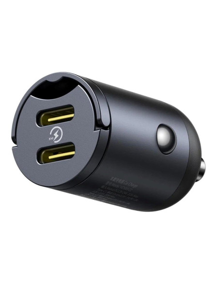 Baseus Tiny Star Mini Nabíjačka do Autá USB-C/USB-C 30W Cosmic Black