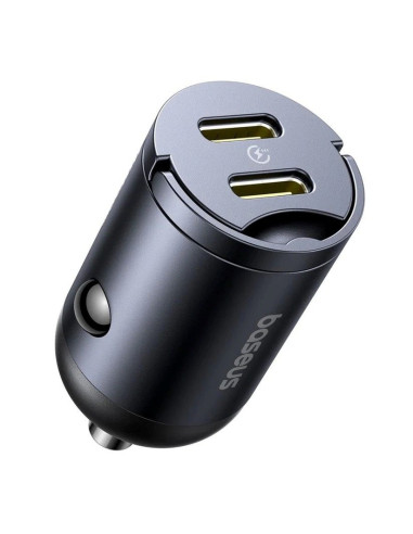 Baseus Tiny Star Mini Nabíjačka do Autá USB-C/USB-C 30W Cosmic Black