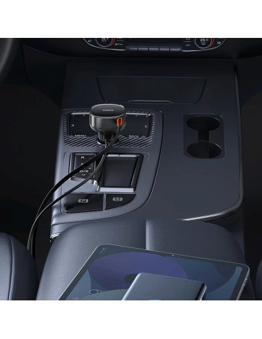 Baseus Enjoyment Pro Nabíjačka do Autá USB-C 60W Cluster Black