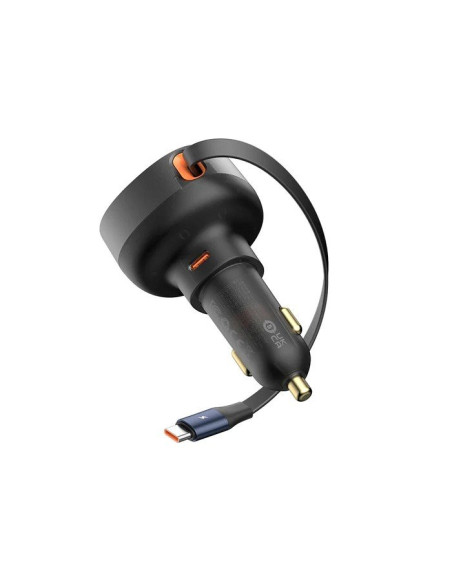 Baseus Enjoyment Pro Nabíjačka do Autá USB-C 60W Cluster Black