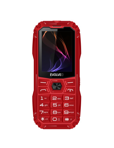 EVOLVEO MaxPhone A1, tlačidlový Dual SIM telefón, červený