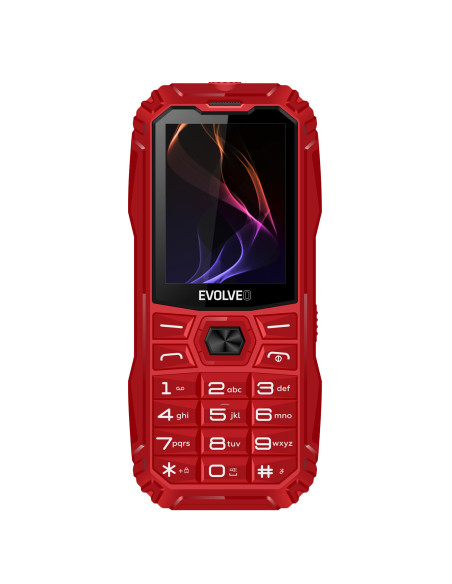 EVOLVEO MaxPhone A1, tlačidlový Dual SIM telefón, červený