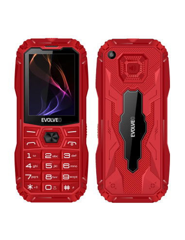 EVOLVEO MaxPhone A1, tlačidlový Dual SIM telefón, červený
