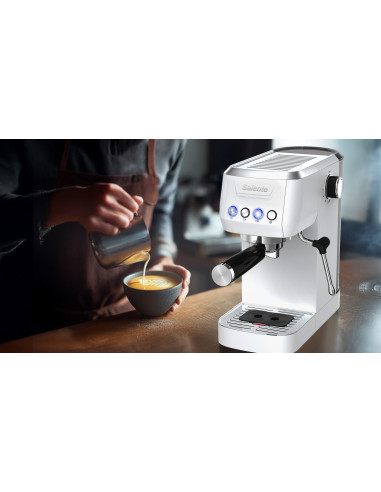 Salente Coffio, pákový kávovar, biely