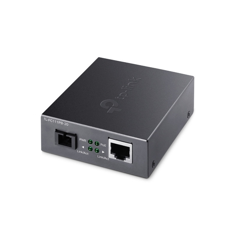 TP-Link FC111PB-20 10/100 SM WDM SC 20km POE