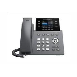 Grandstream GRP2624 SIP telefón, 2.8" TFT bar. displej, 12 SIP účty, 4 pr. hr., 2x1Gb, WiFi, BT