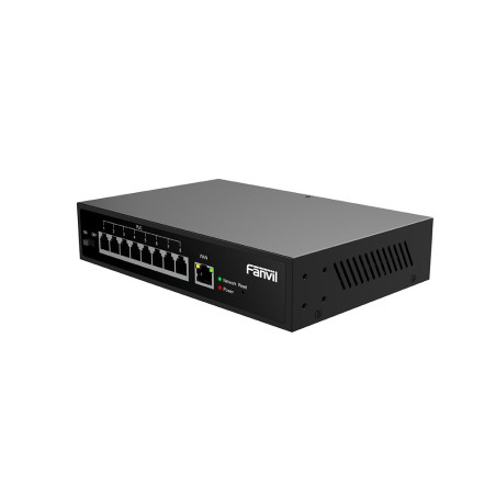 Fanvil PN8 - 2-drôtový PoE Switch, RJ45, 8 x RJ11