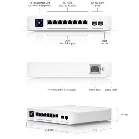Ubiquiti USW-Enterprise-8-PoE - UniFi Switch Enterprise 8 PoE