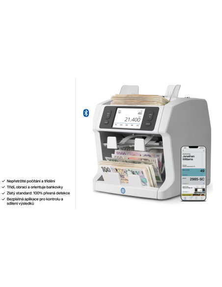 Počítačka bankoviek SAFESCAN 2995-SC