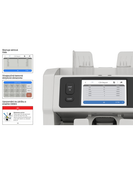 Počítačka bankoviek SAFESCAN 2995-SC