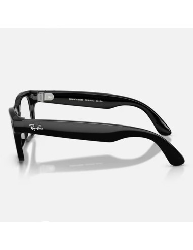 Meta Ray-Ban Gen2 Wayfarer, Shiny Black, Green transitions