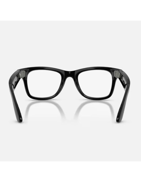 Meta Ray-Ban Gen2 Wayfarer, Shiny Black, Green transitions