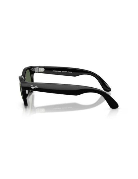 Meta Ray-Ban Gen2 Wayfarer, Black, G15 Green (Large)