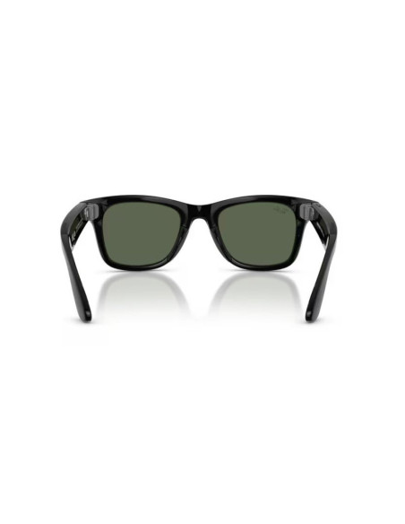 Meta Ray-Ban Gen2 Wayfarer, Black, G15 Green (Large)