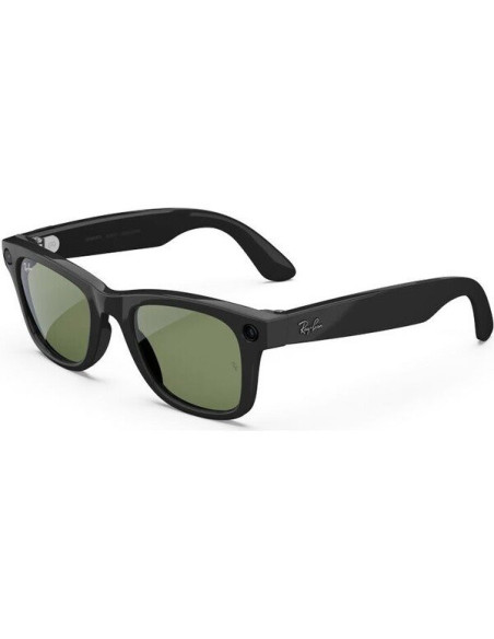 Meta Ray-Ban Gen2 Wayfarer, Black, G15 Green