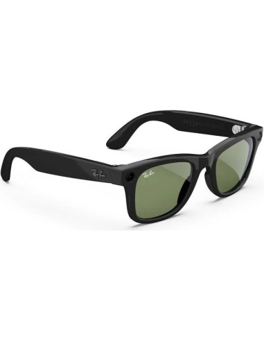 Meta Ray-Ban Gen2 Wayfarer, Black, G15 Green