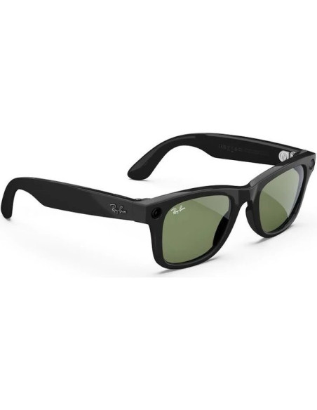 Meta Ray-Ban Gen2 Wayfarer, Black, G15 Green
