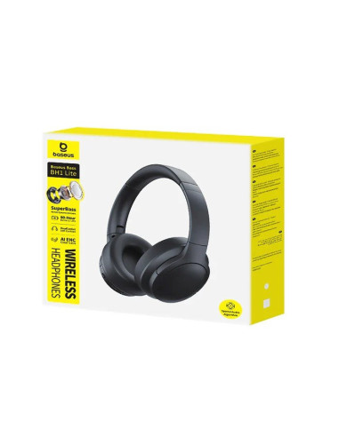 Baseus Bass BH1 Lite Bezdrôtové Slúchadlá Cosmic Black