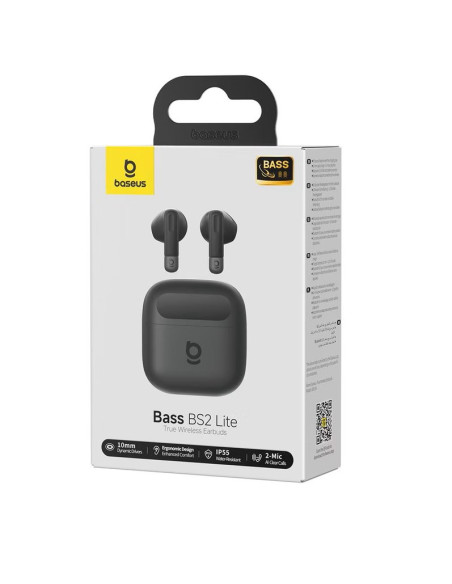 Baseus Bass BS2 Lite Bezdrôtové Slúchadlá Cosmic Black