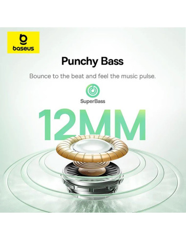 Baseus Bass BP1 NC In-Ear Bezdrôtové Slúchadlá Galaxy Blue