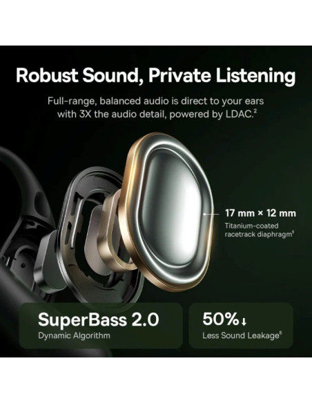 Baseus Bass BF1 Pro Eli Sport 2 Bezdrôtové Slúchadlá Cosmic Black