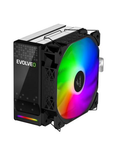 EVOLVEO QuietCool5, CPU chladič, 6x heatpipe, čierny
