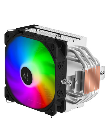 EVOLVEO QuietCool5, CPU chladič, 6x heatpipe, čierny