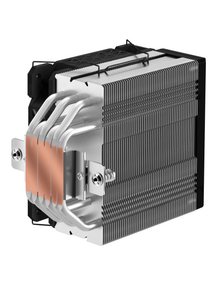 EVOLVEO QuietCool7, CPU chladič s digitálnym displejom, 6x heatpipe, čierny