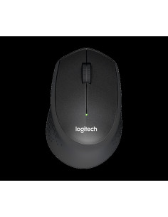Logitech M330/Kancelárska/Optická/Pre pravákov/1 000 DPI/Bezdrôtová USB/Čierna