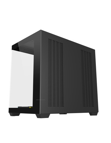FSP M341-BA/Midi Tower/Transpar./Čierna