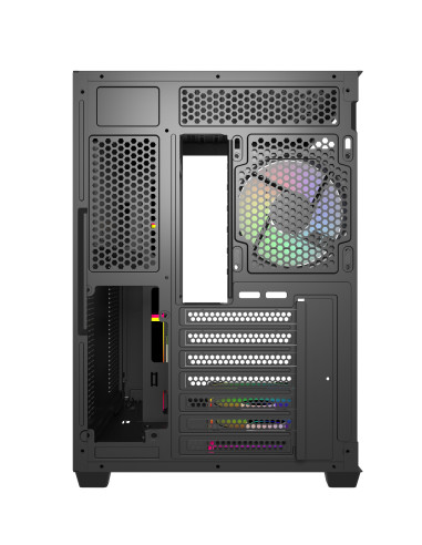 FSP M341-BA/Midi Tower/Transpar./Čierna