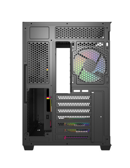 FSP M341-BA/Midi Tower/Transpar./Čierna