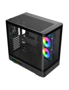 FSP M581-BA/Midi Tower/Transpar./Čierna