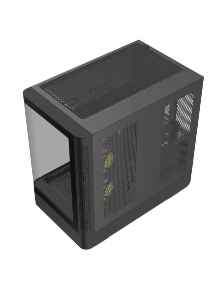 FSP M581-BA/Midi Tower/Transpar./Čierna