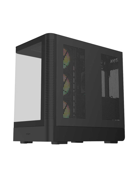 FSP M581-BA/Midi Tower/Transpar./Čierna