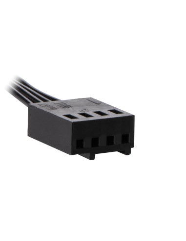 EVOLVEO Ptero 12CR, PWM, 4pin, LED červený, 12V ventilátor 120mm