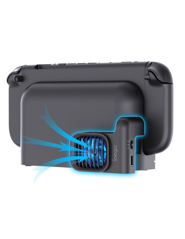 iPega SW2206 Prídavné Chladenie pre Nabíjaciu Stanicu Nintendo Switch 2 Black