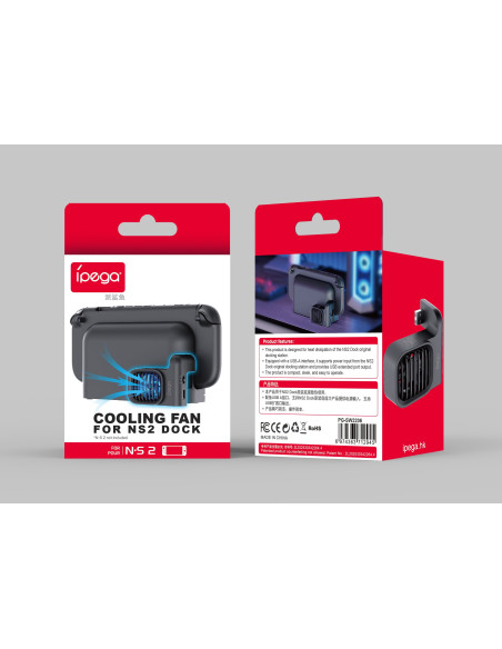 iPega SW2206 Prídavné Chladenie pre Nabíjaciu Stanicu Nintendo Switch 2 Black