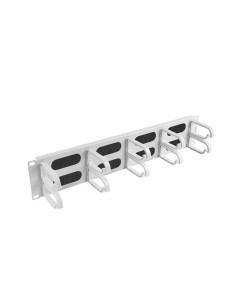 19" PANEL S KEFOU PRO SPRÁVU KÁBLOV 10 KRÚŽKOV TYP B 2U ŠEDÝ LANBERG