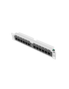 PATCH PANEL 12PORT 1U 10" CAT.5E UTP ŠEDÝ LANBERG