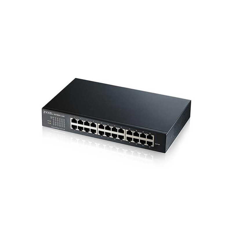 ZYXEL 24xGb IPv6 fanless smart swtch GS1900-24E v3