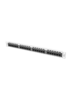 PATCH PANEL 24 PORTOV 1U 19" CAT.6 UTP ŠEDÝ LANBERG