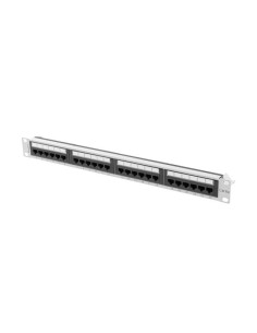 PATCH PANEL 24 PORTOV 1U 19" CAT.6A UTP ŠEDÝ LANBERG