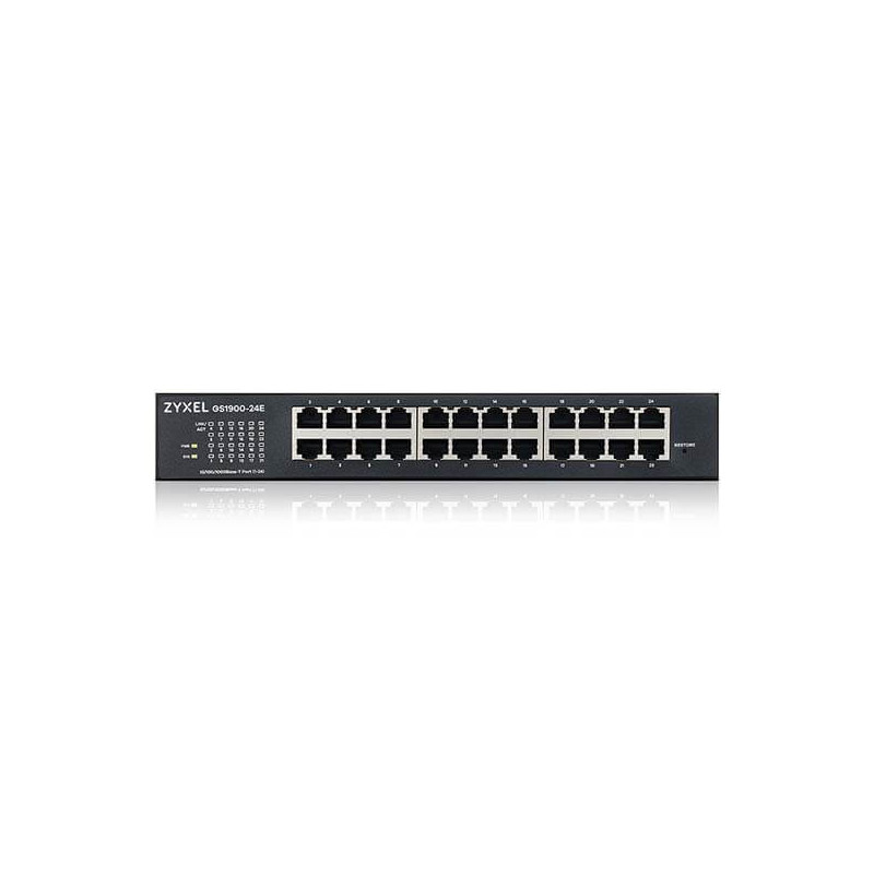 ZYXEL 24xGb IPv6 fanless smart swtch GS1900-24E v3
