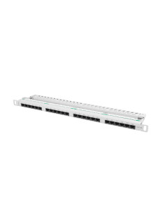PATCH PANEL 48 PORTOV 1U 19" CAT.5E UTP ŠEDÝ LANBERG