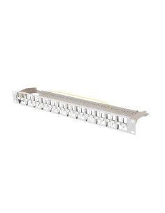 PATCH PANEL PRÁZDNÝ 48 PORTOV 1U 19" FTP PRO MODULY KEYSTONE ŠEDÝ LANBERG