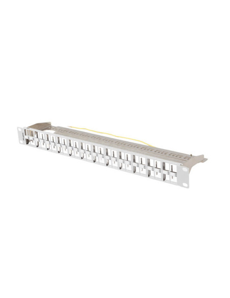 PATCH PANEL PRÁZDNÝ 48 PORTOV 1U 19" FTP PRO MODULY KEYSTONE ŠEDÝ LANBERG