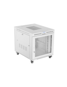 19" VOĽNE STOJÚCA RACKOVÁ SKRIŇA 15U 800X1000 ŠEDÁ LCD S PERFOROVANÝMI DVERAMI LANBERG (PLOCHÉ BALENIE)