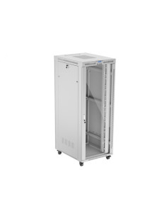 19" VOĽNE STOJÚCA RACKOVÁ SKRIŇA 42U 800X1000 ŠEDÉ SKLENENÉ DVERE LCD LANBERG (FLAT PACK) V2